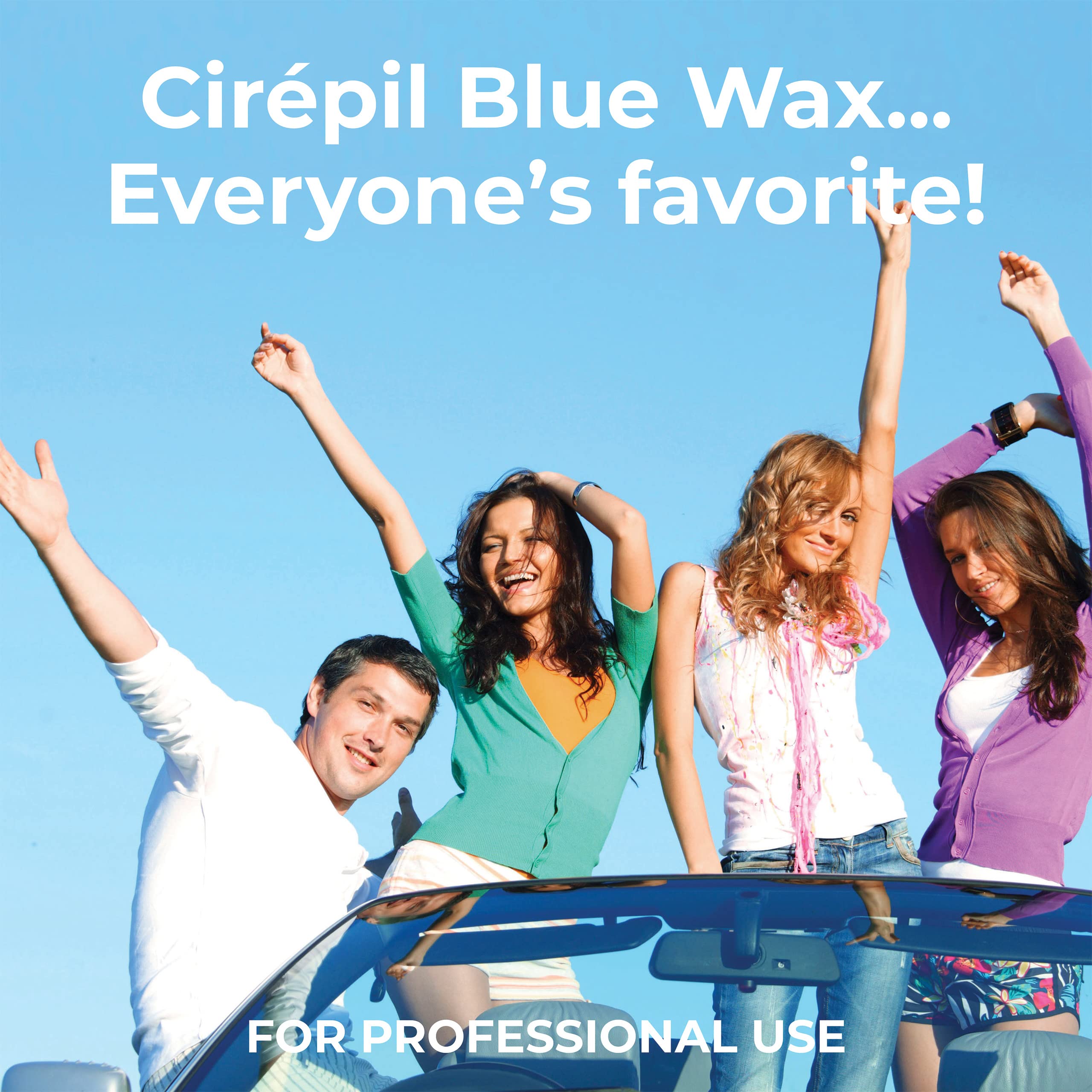Cirepil-treated skin showing smooth finish and reduced redness
