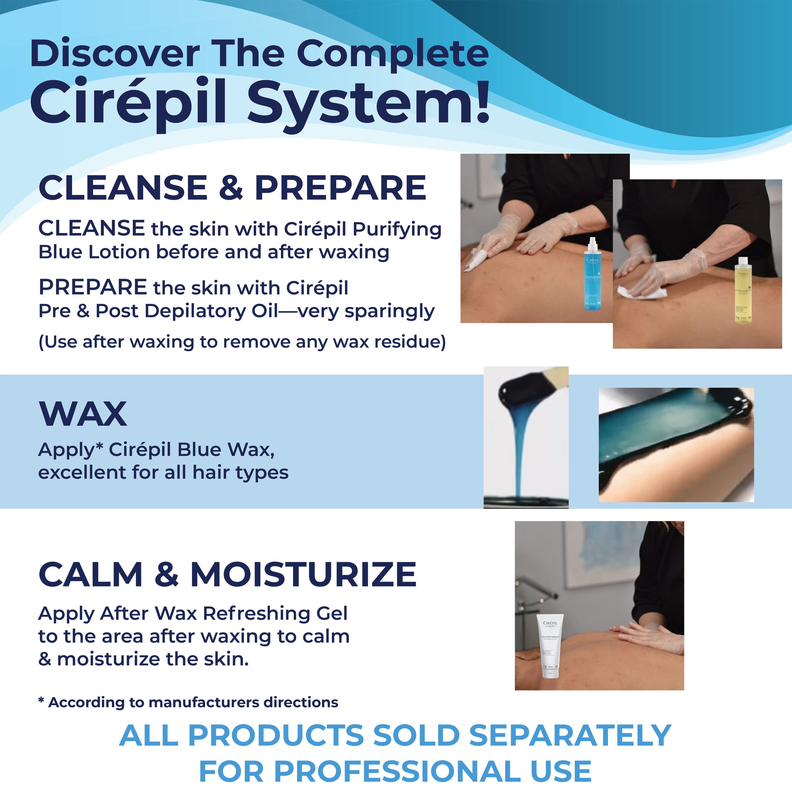 Cirepil smooth skin after waxing showing long-lasting finishing benefit