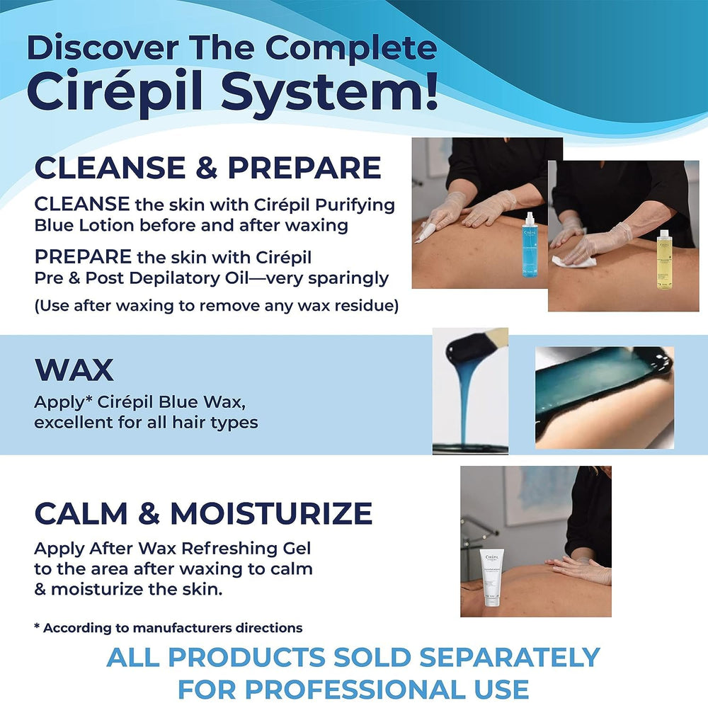 Cirepil Blue in a professional salon setup showing trusted performance benefit
