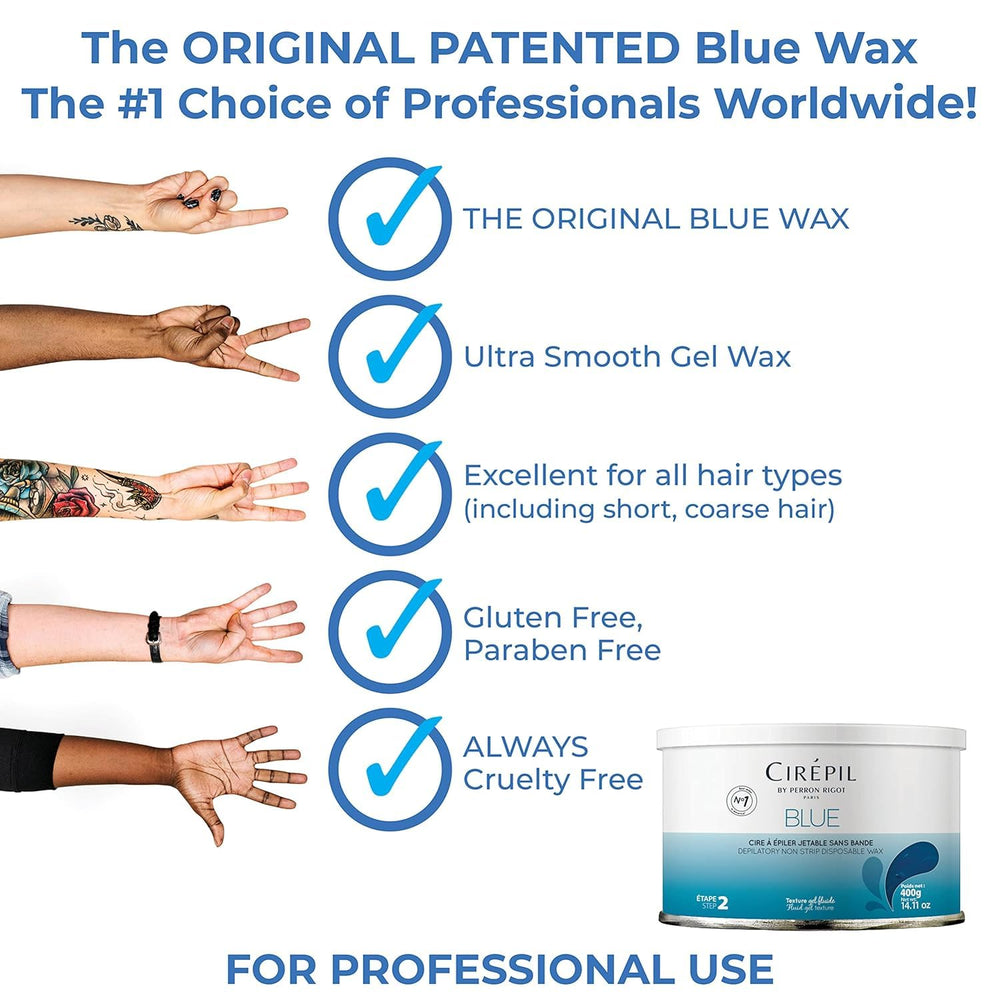 Cirepil stripless pull action capturing effective hair removal results