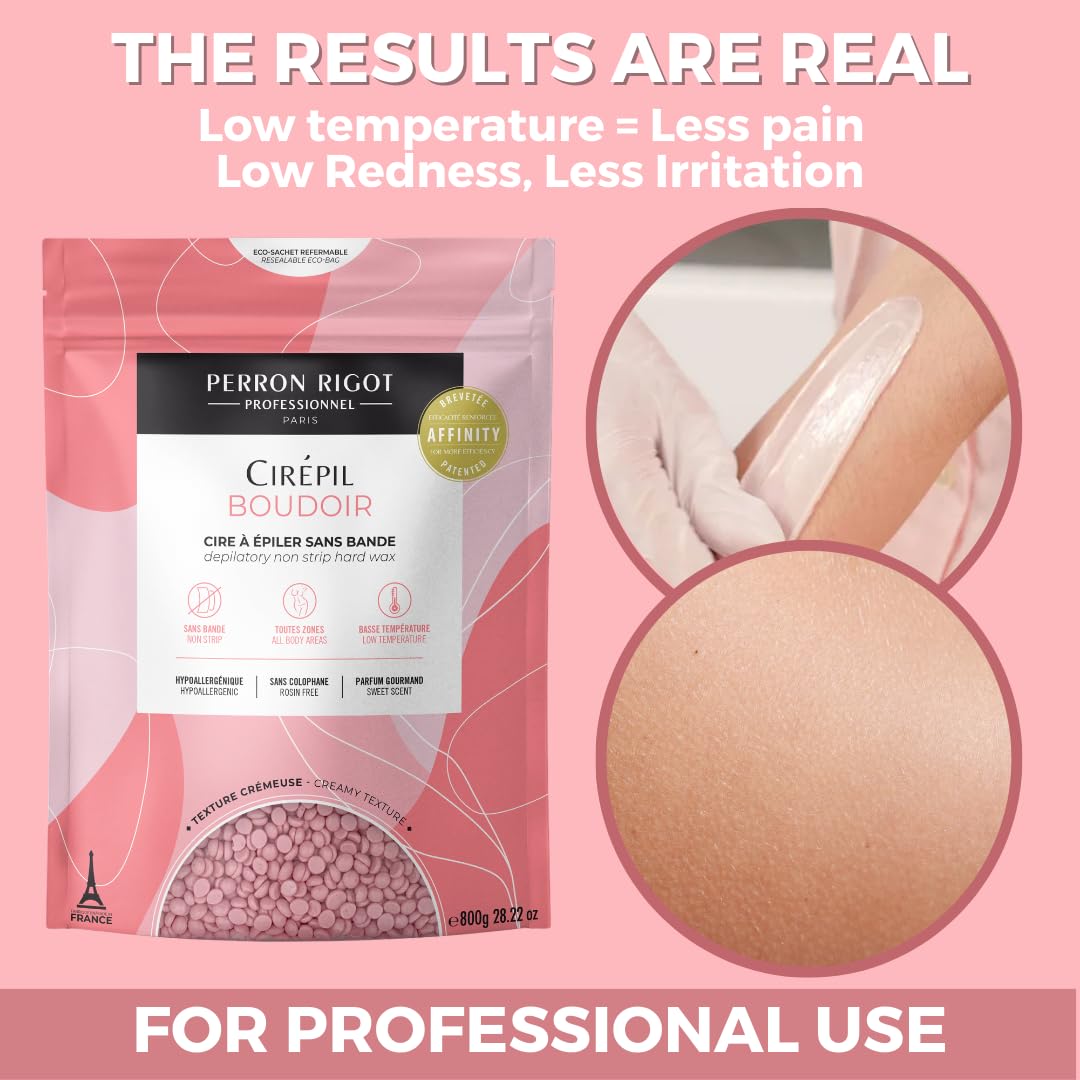 Cirepil Boudoir before and after skin showing smooth, reduced irritation
