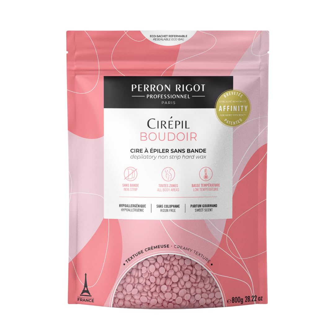 Cirepil Boudoir front bag showing branding and 800g refill benefit