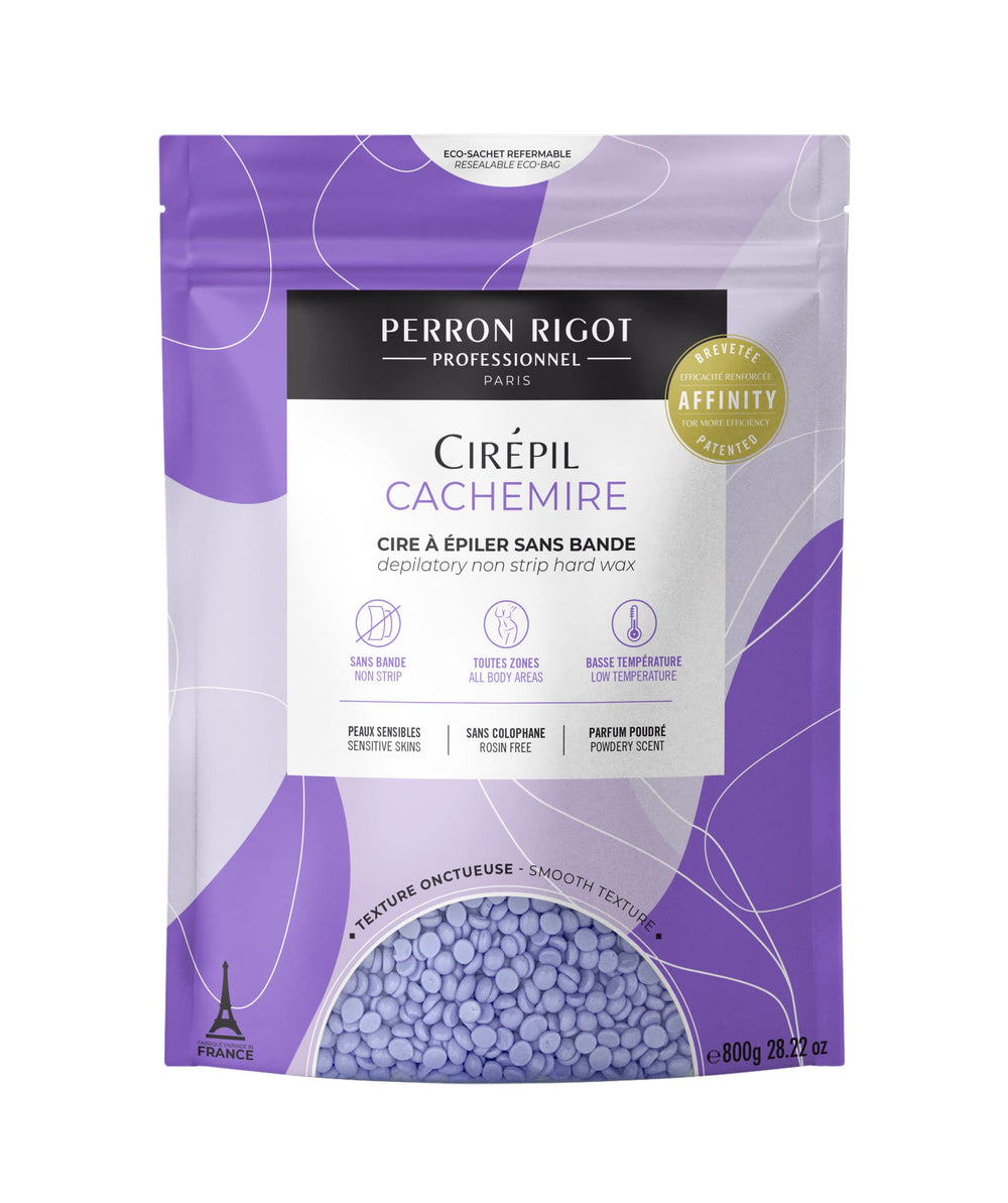 Cirepil Cachemire front bag view showing 800g refill and gentle formulation benefit