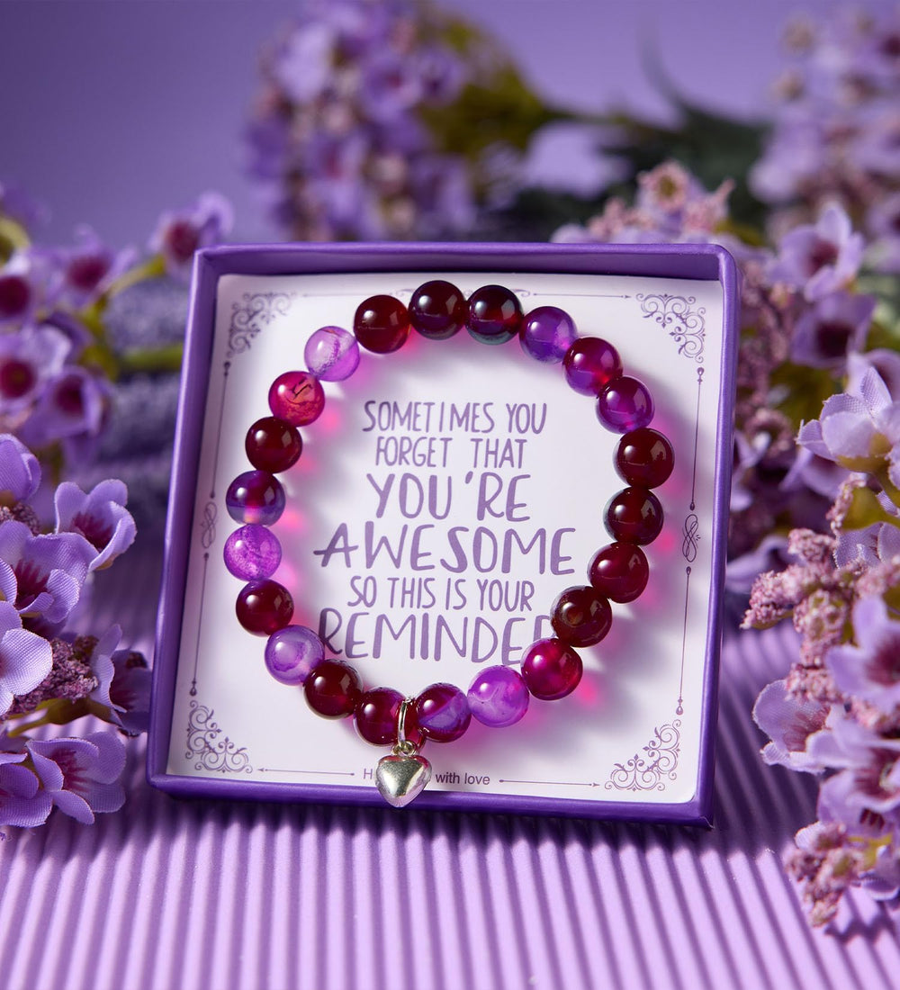 Città Design natural stone bracelet worn on wrist as a thoughtful keepsake
