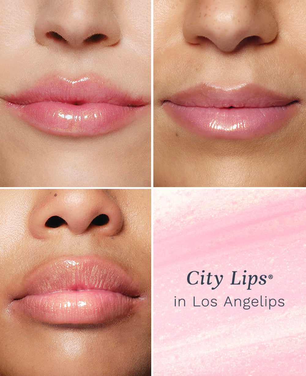 City Beauty City Lips applicator close-up delivering precise glossy coverage