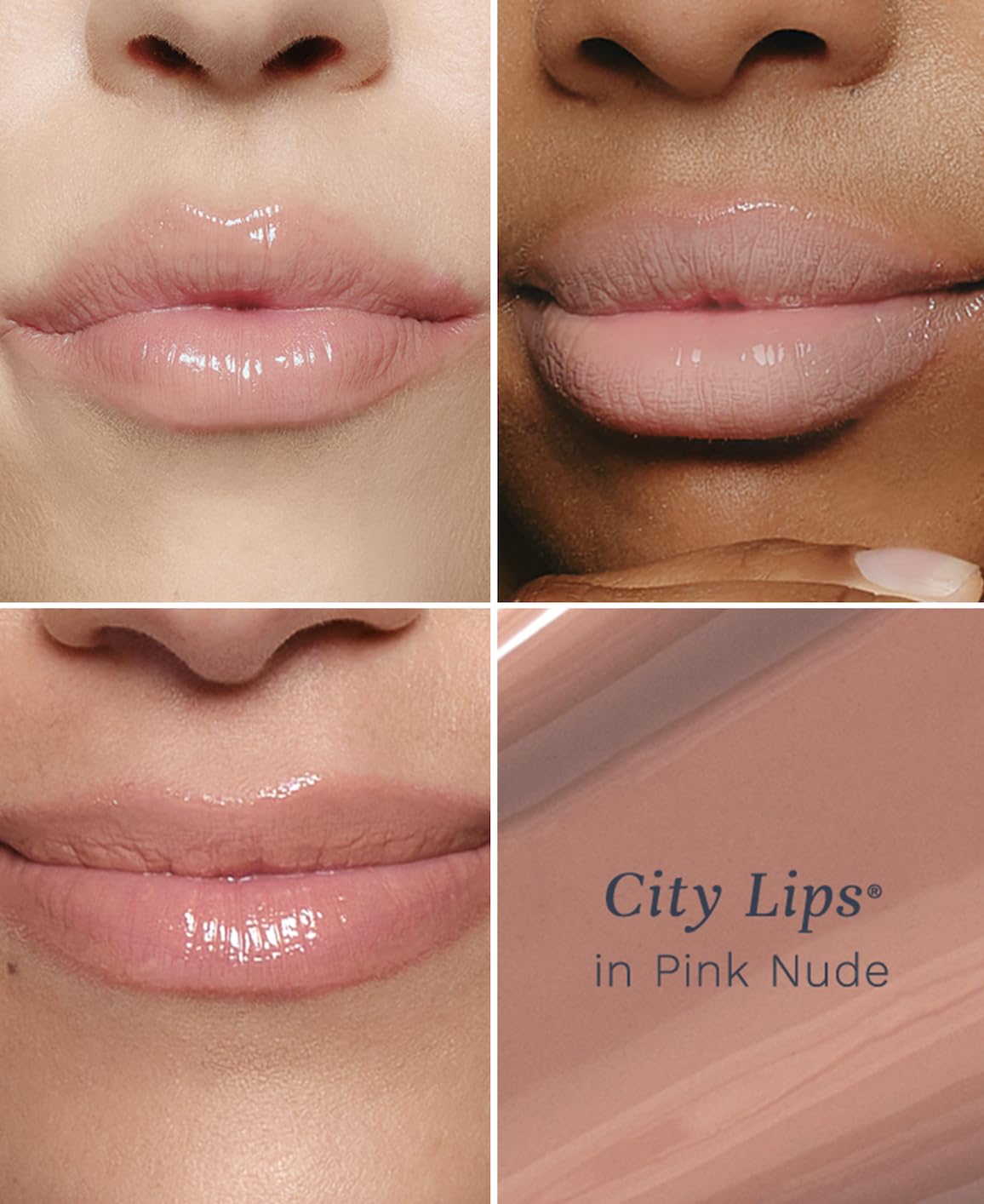 City Beauty City Lips glossy applicator tip demonstrating smooth application
