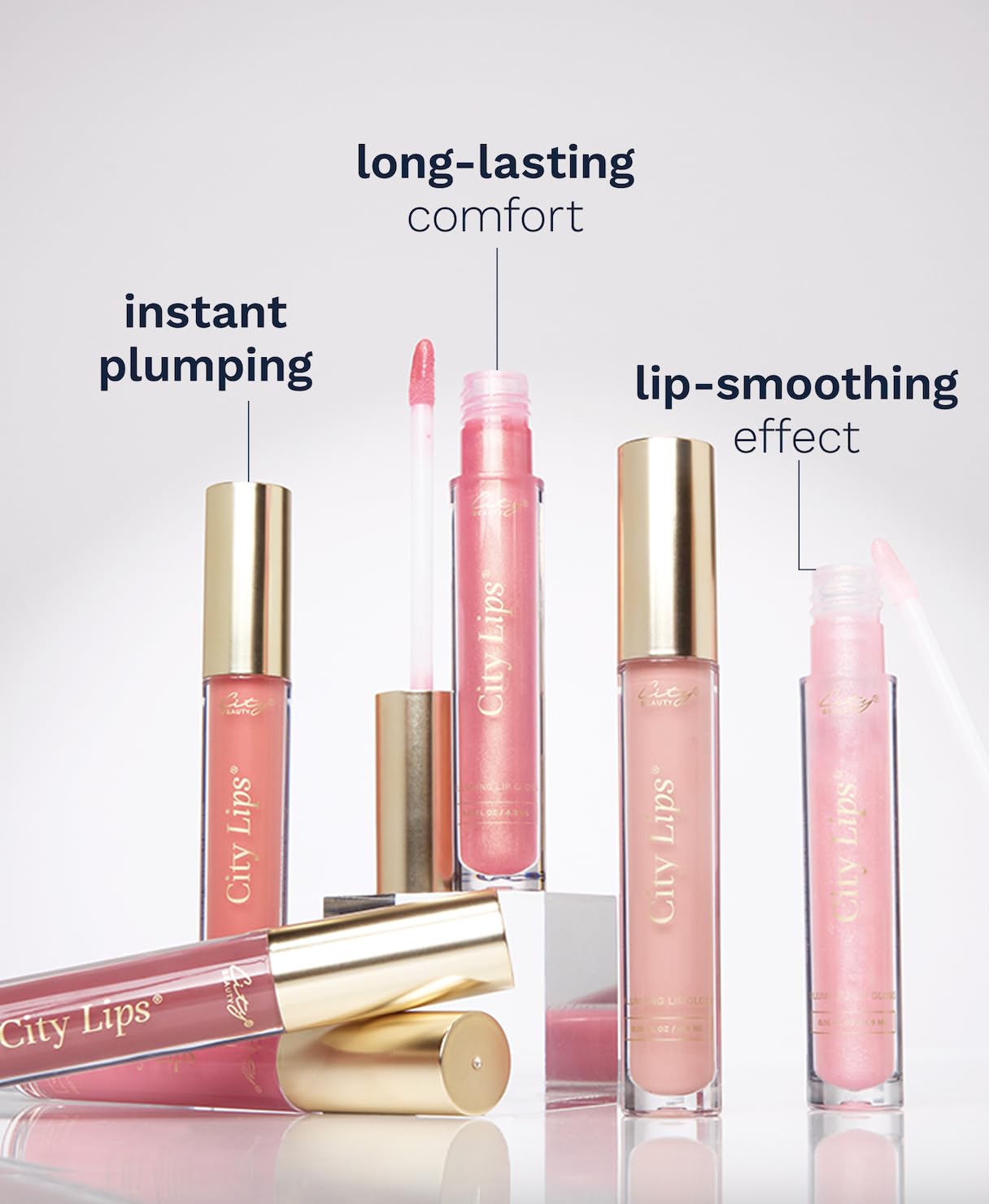 City Beauty City Lips inside handbag lifestyle scene showing easy on-the-go use