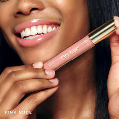 City Beauty City Lips tube displayed on white background emphasizing clean design