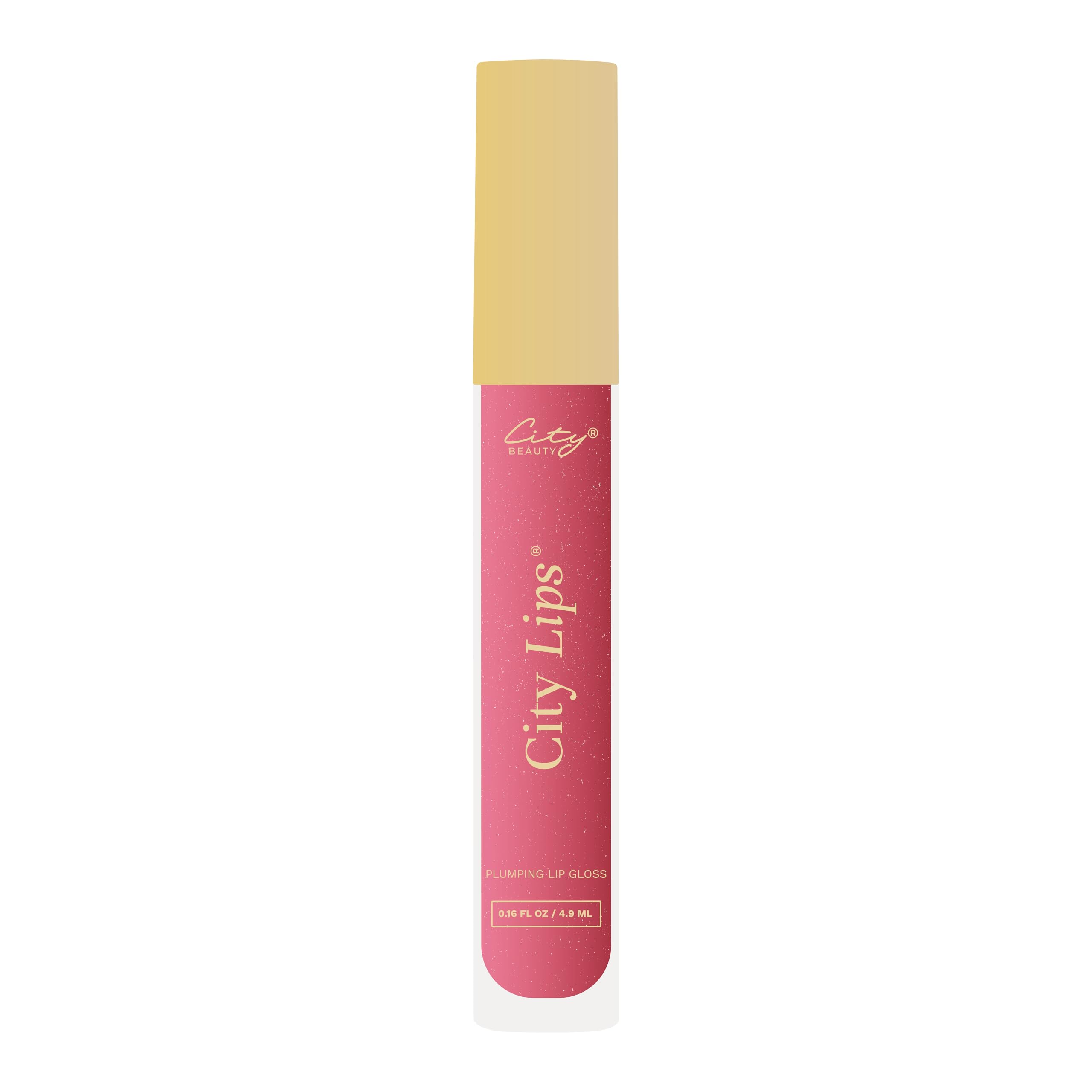 City Beauty City Lips before and after lips showing smoother-looking lines benefit