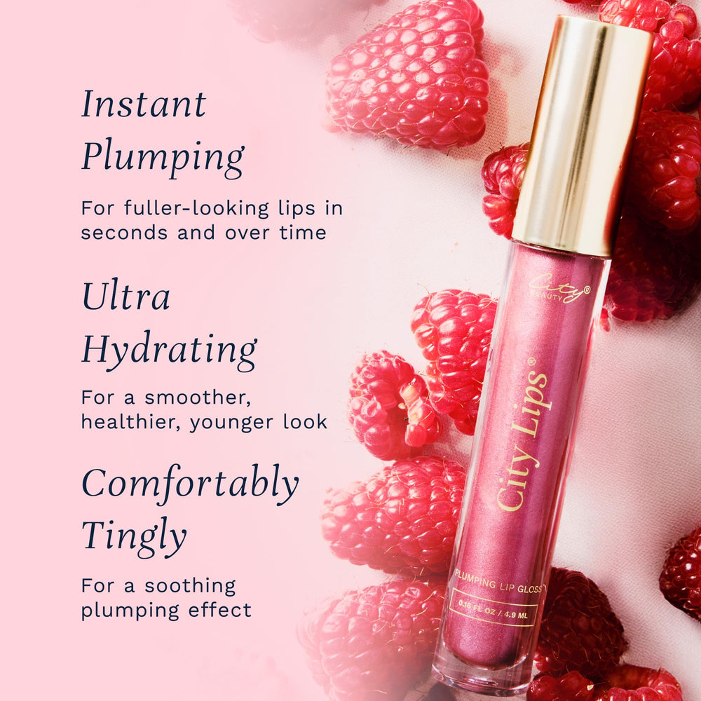 City Beauty City Lips texture swirled on skin highlighting rich hydration benefit