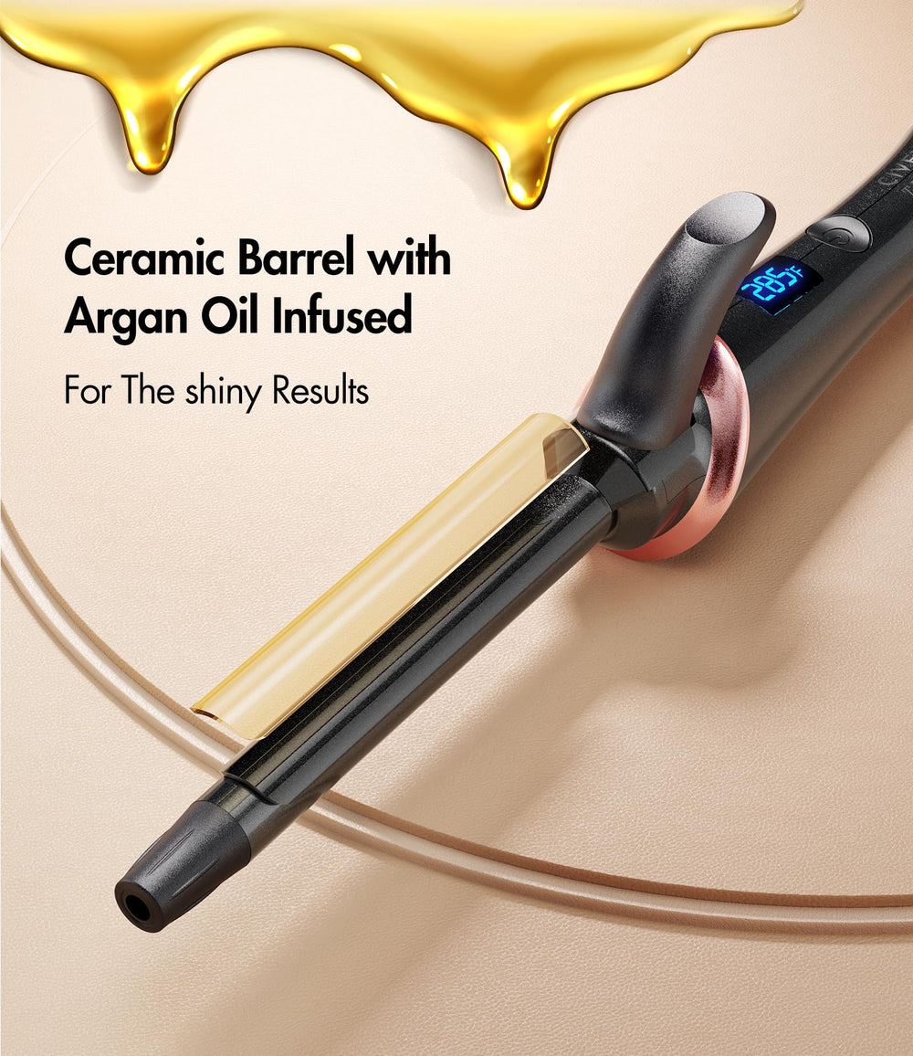 CIVEYA creating tight spiral curls on short hair for defined texture