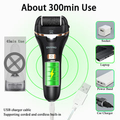 CIVYPRO close-up of roller head showing textured surface for effective exfoliation