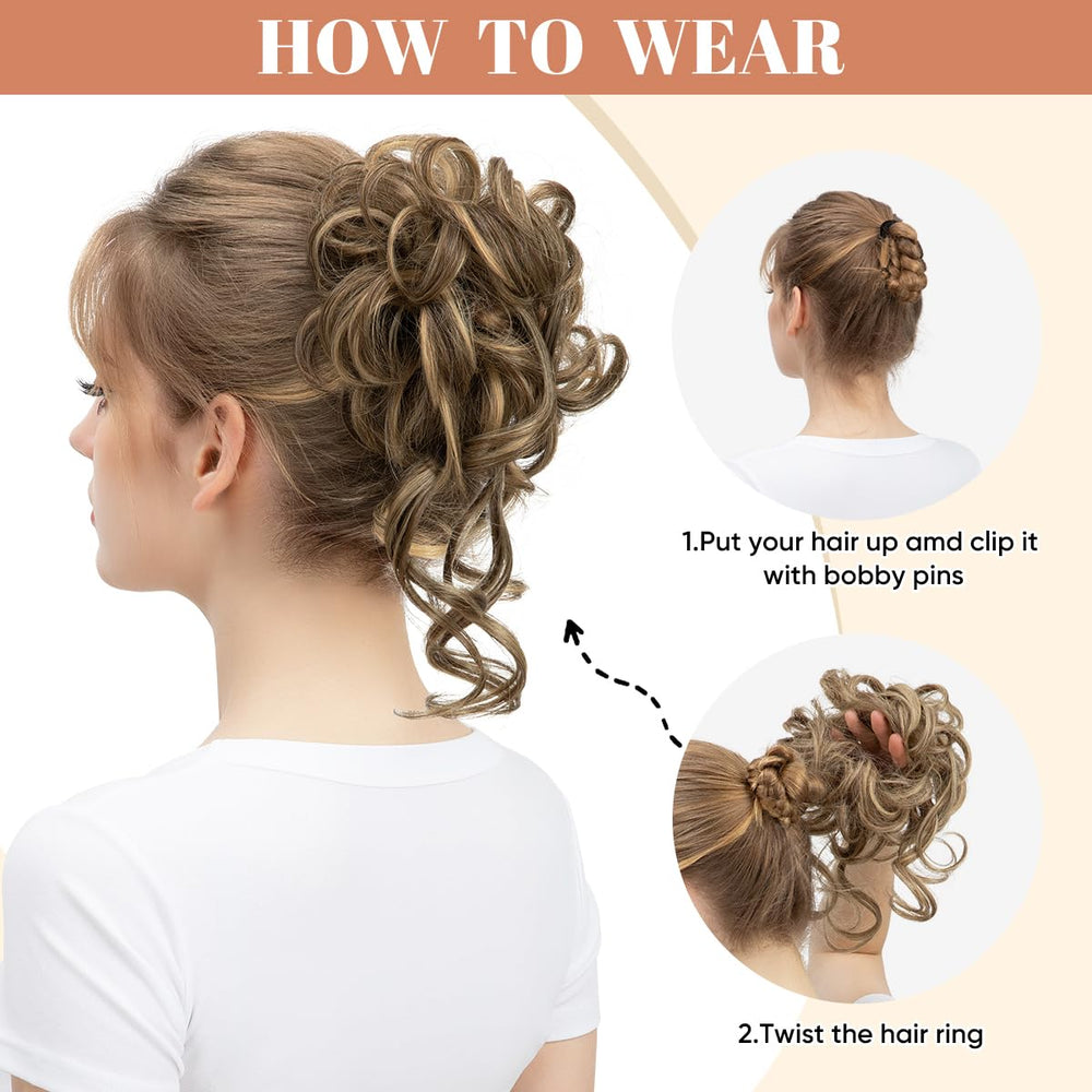 CJL HAIR layered chignon showing volume, fuller updo result