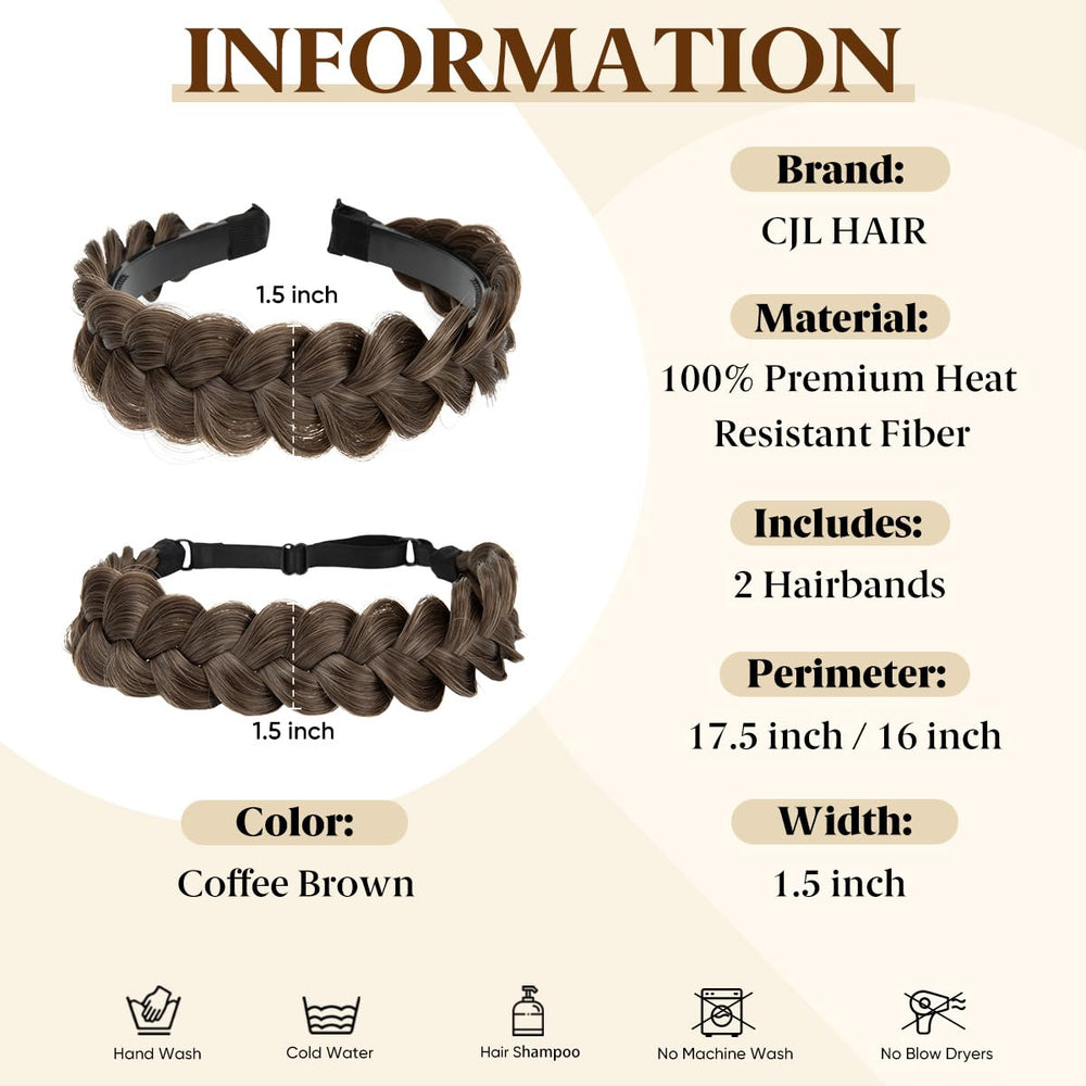 CJL HAIR close-up of hand-braided texture showing realistic multi-tone benefit