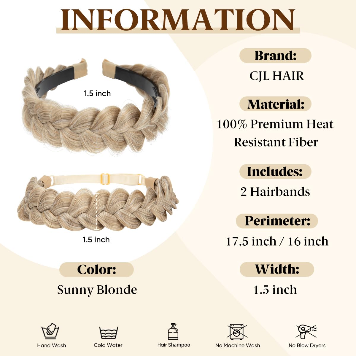 CJL HAIR close-up of hand-braided strands showing natural texture and realism