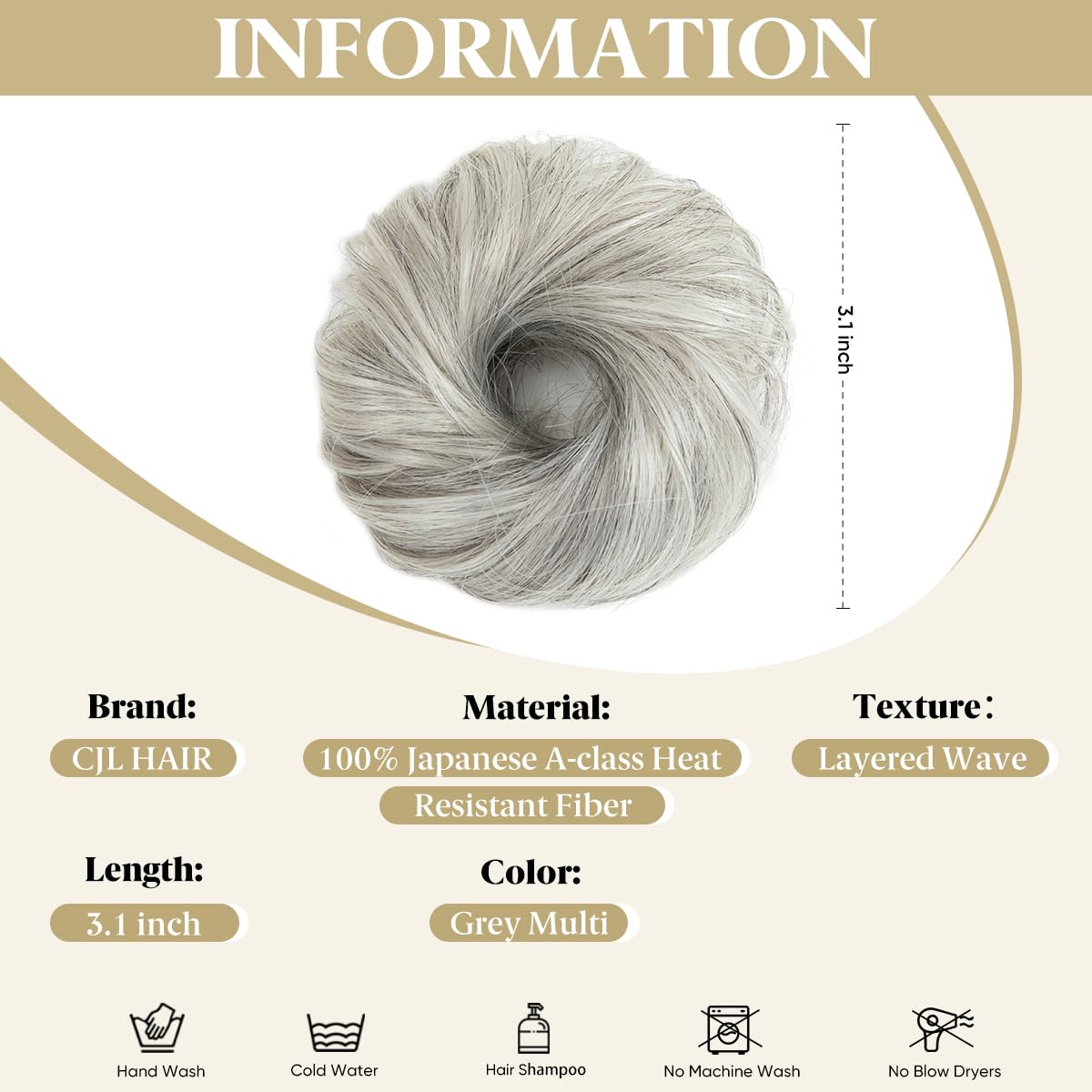 CJL HAIR close-up of small ringlet texture highlighting lightweight volume