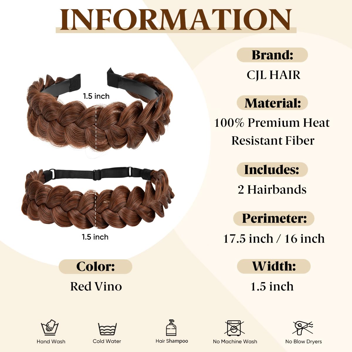 CJL HAIR close-up of hand-braided texture highlighting natural blend