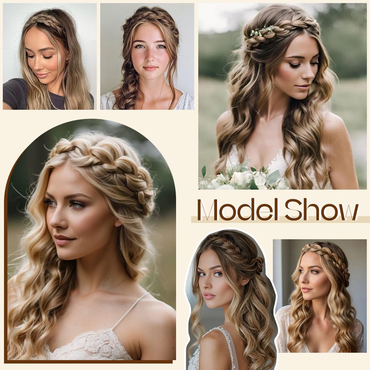 CJL HAIR worn on model styling idea for everyday or event use