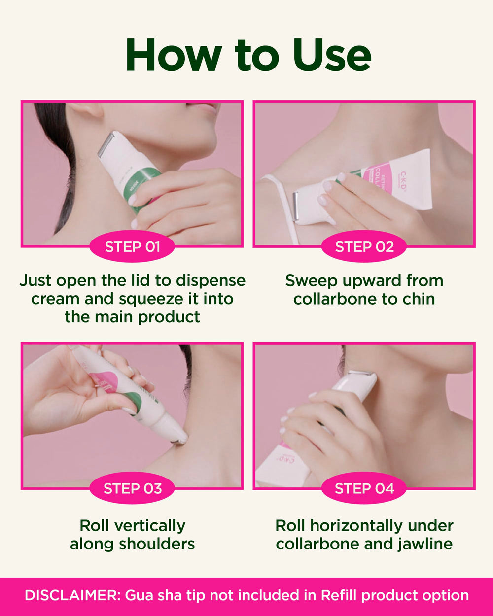 CKD Guaranteed cream cooling splash visual conveying instant-refresh benefit