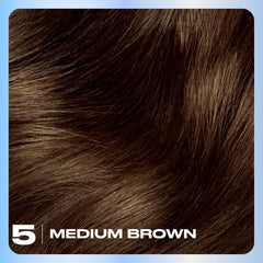 Application brush and gloves from Clairol kit demonstrating precise coverage