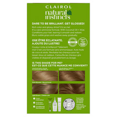 Clairol color cream tube close-up showing smooth formula for even coverage