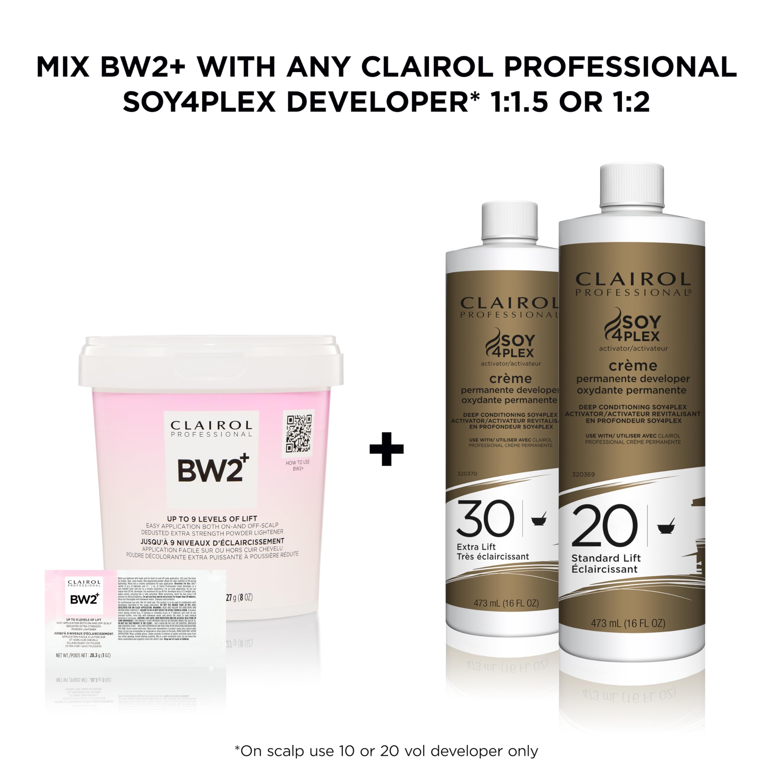 Clairol Professional BW2+ used in a salon balayage service providing blended dimension.