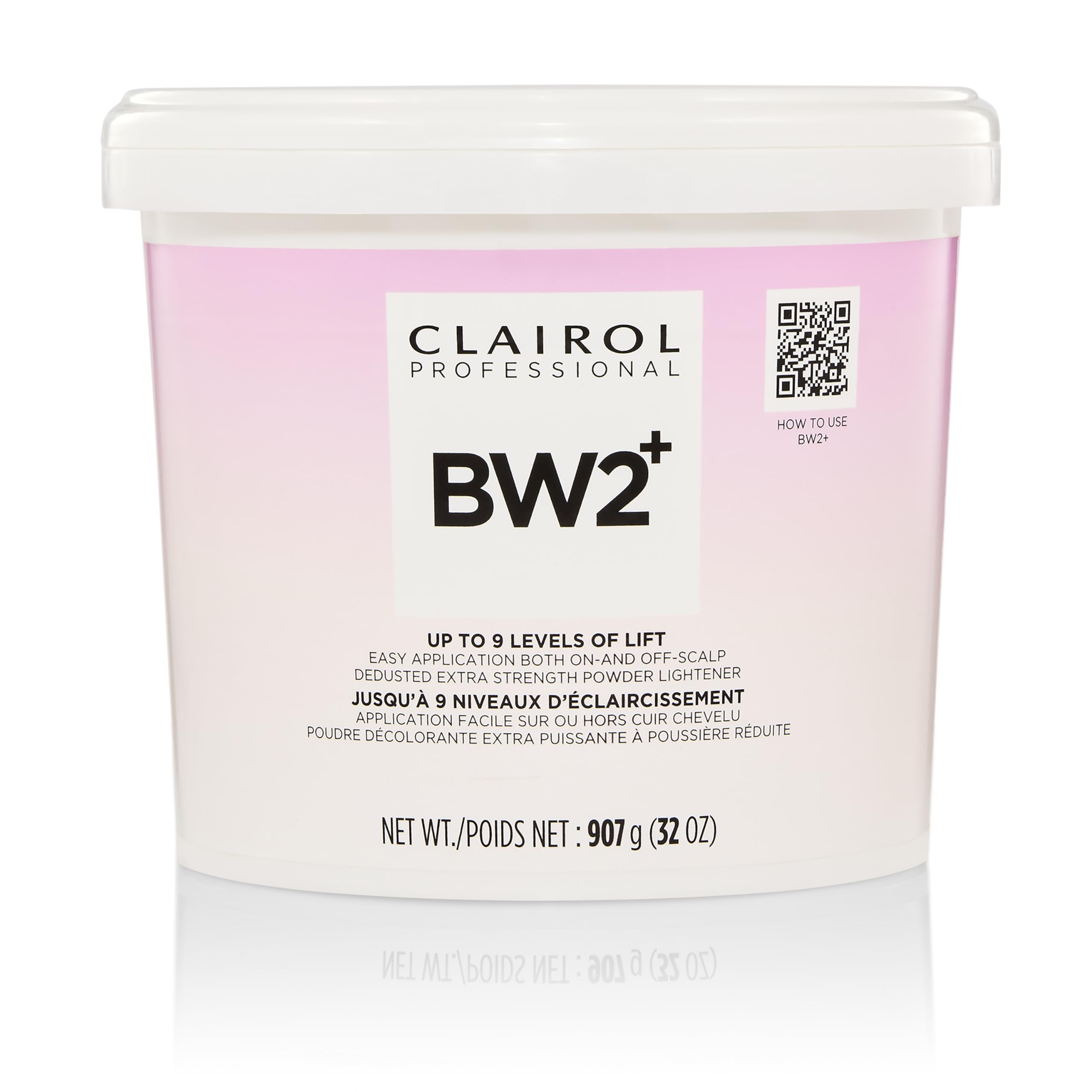 Clairol Professional BW2+ front packaging showing product name and benefits