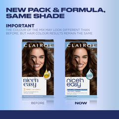 Close-up of Clairol creamy dye texture showing smooth application benefit
