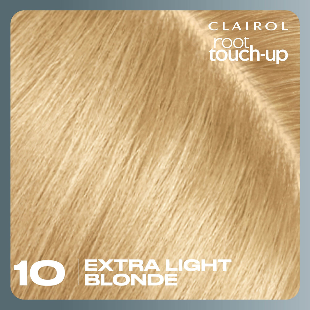 Clairol used at bathroom vanity to illustrate convenient home touch-up