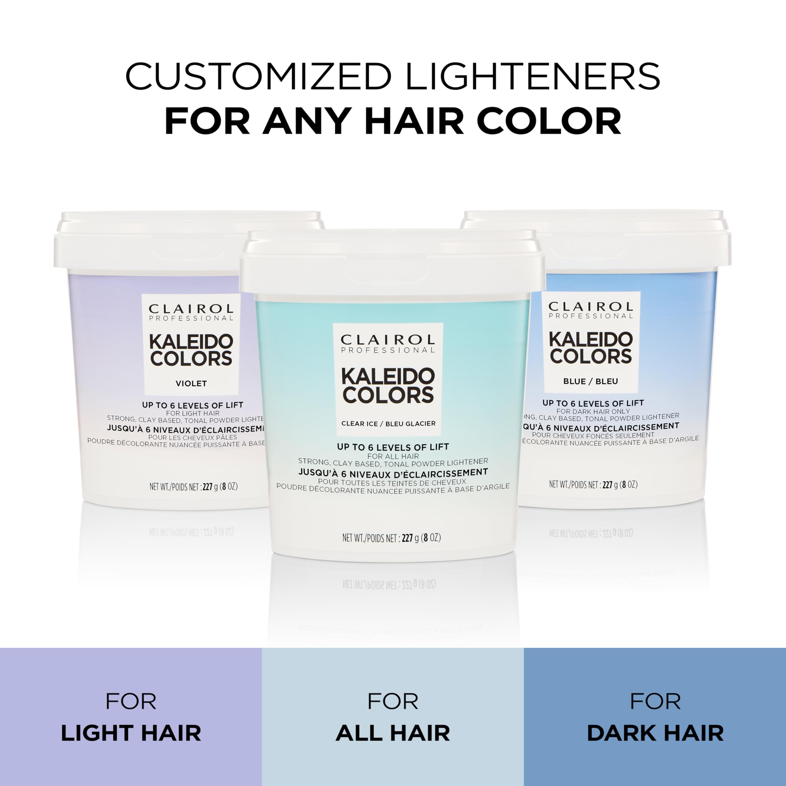 Brush applying Kaleidocolors with precise coverage, Clairol Professional for control