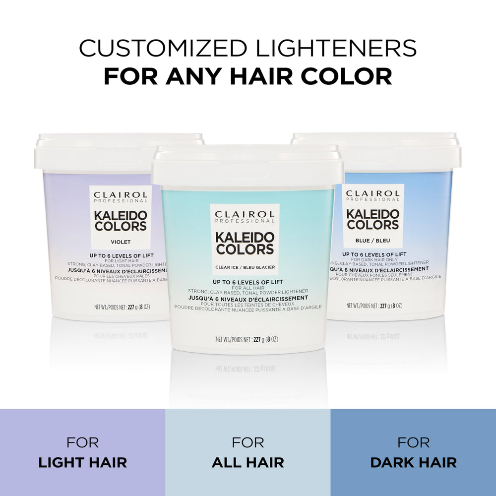 Brush applying Kaleidocolors with precise coverage, Clairol Professional for control