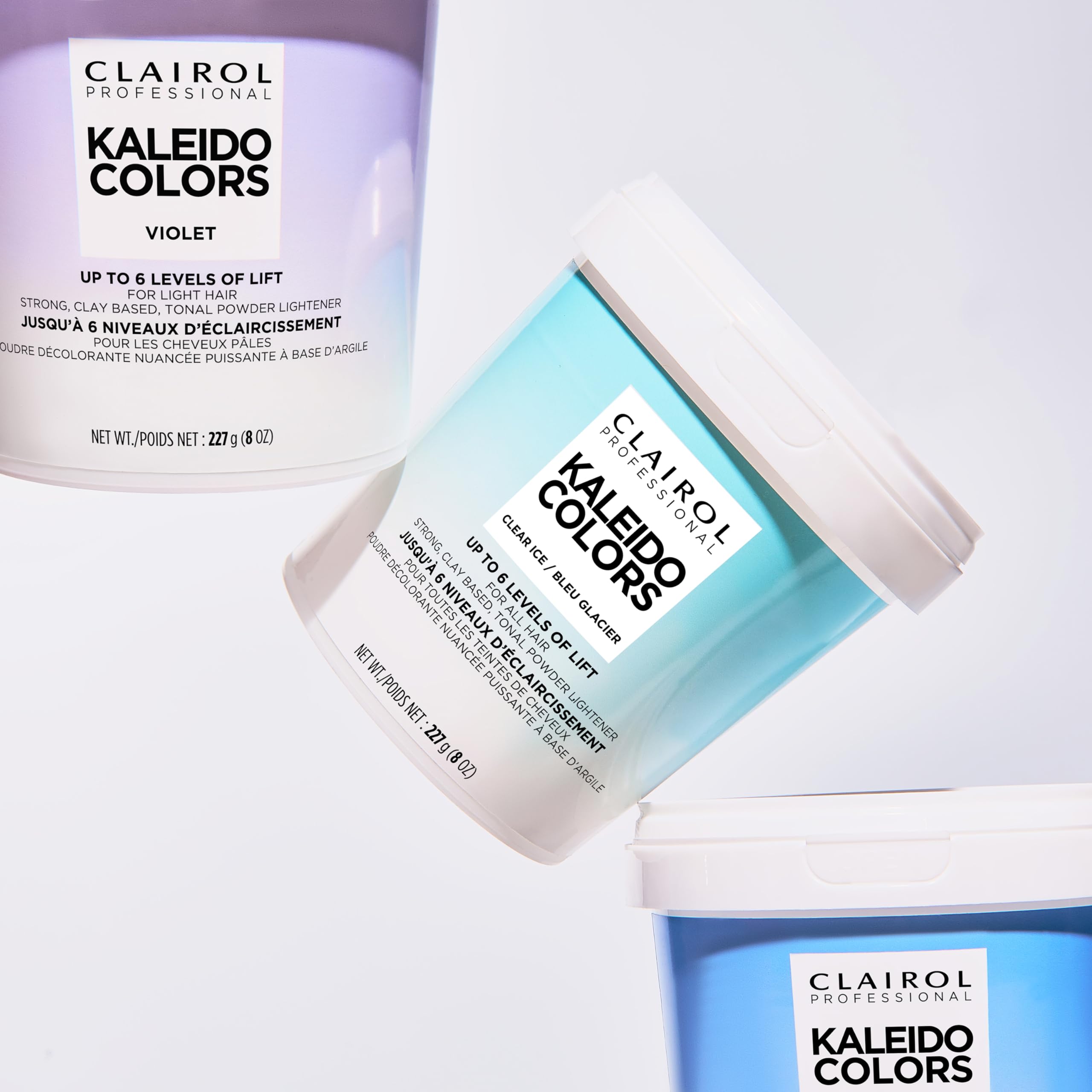 Stylist applying Kaleidocolors in a salon setting, Clairol Professional finish