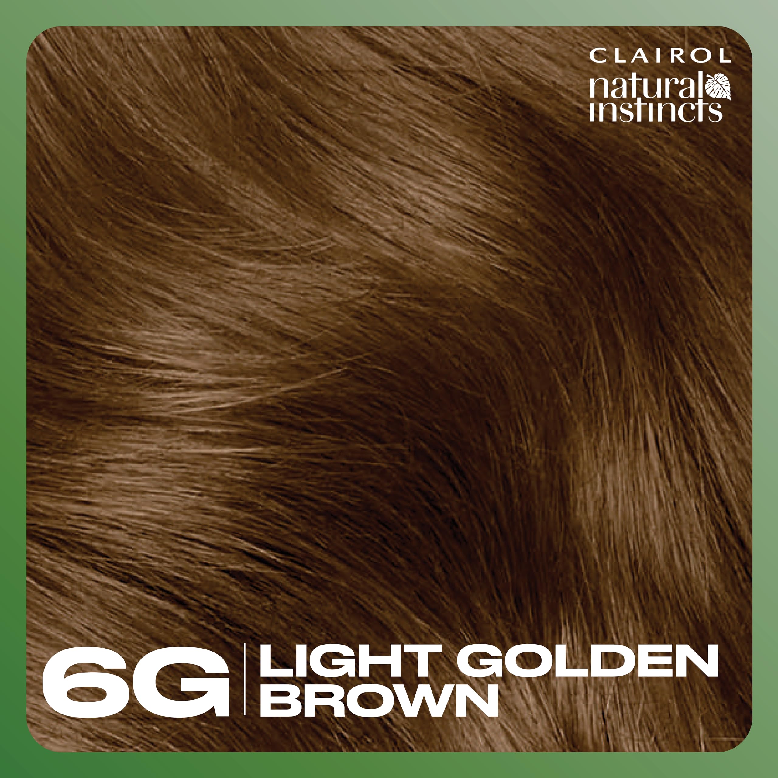 Clairol Natural Instincts kit beside ruler for scale of one-application size