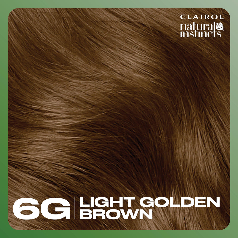 Clairol Natural Instincts kit beside ruler for scale of one-application size