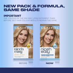 Clairol Nice'n Easy creamy formula close-up for smooth, even application