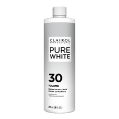 Clairol Professional front packaging showing 30 volume developer benefits