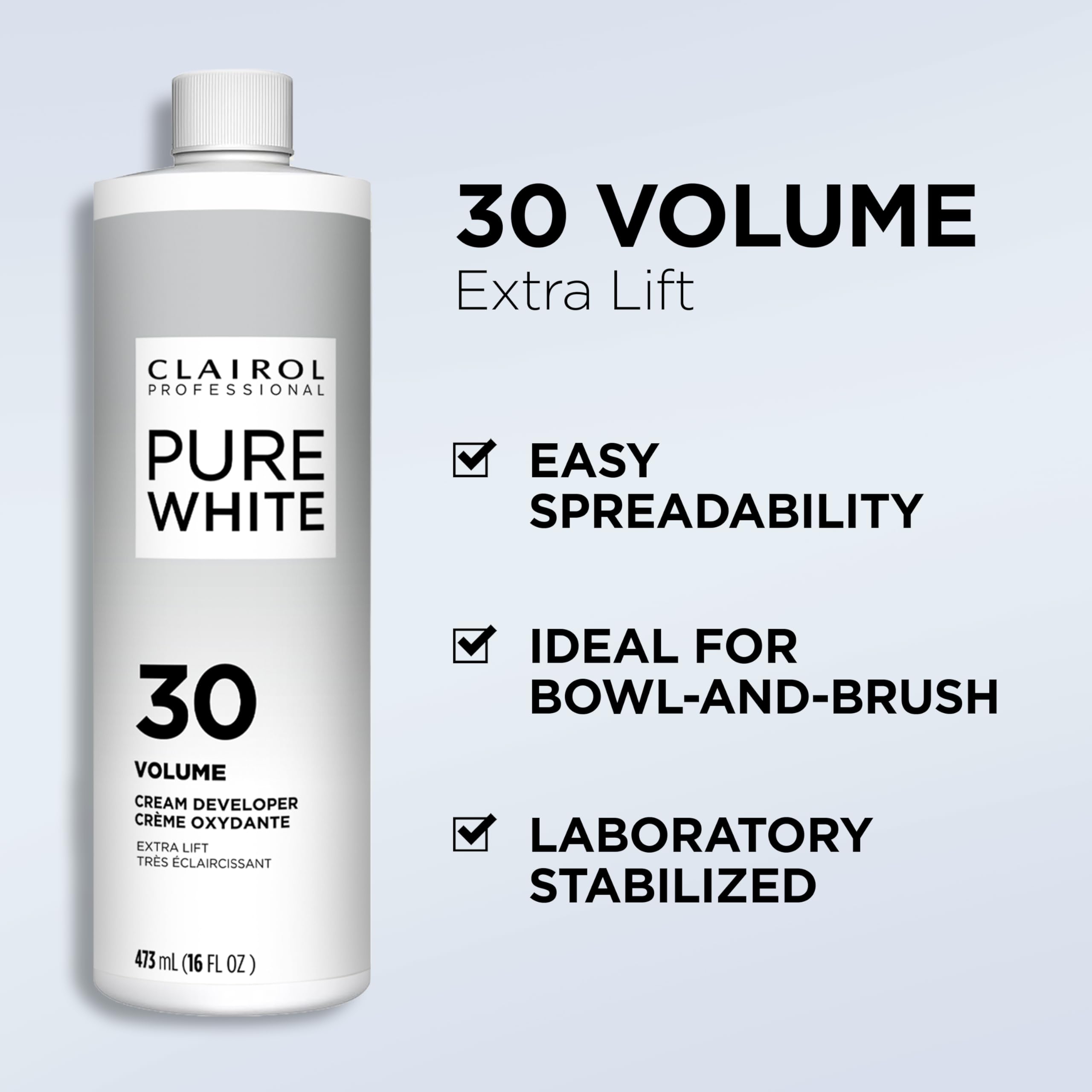 Clairol Professional being mixed in bowl for precise brush application