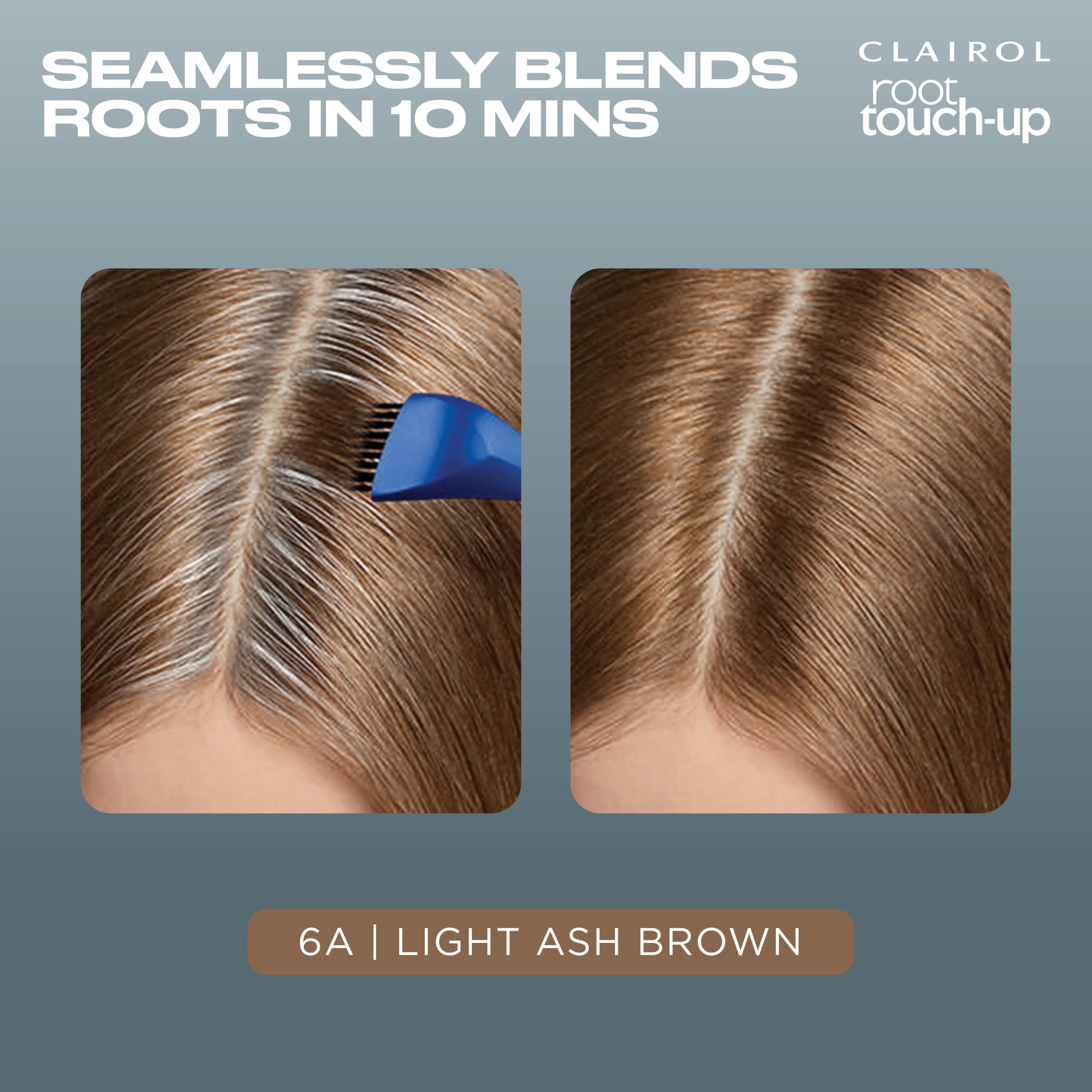 Clairol brush close-up demonstrating precise application and control