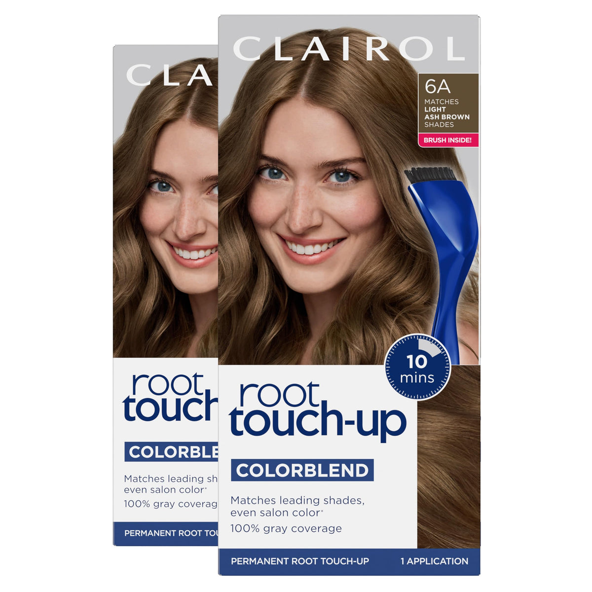 Clairol product front packaging shows kit and shade for easy selection