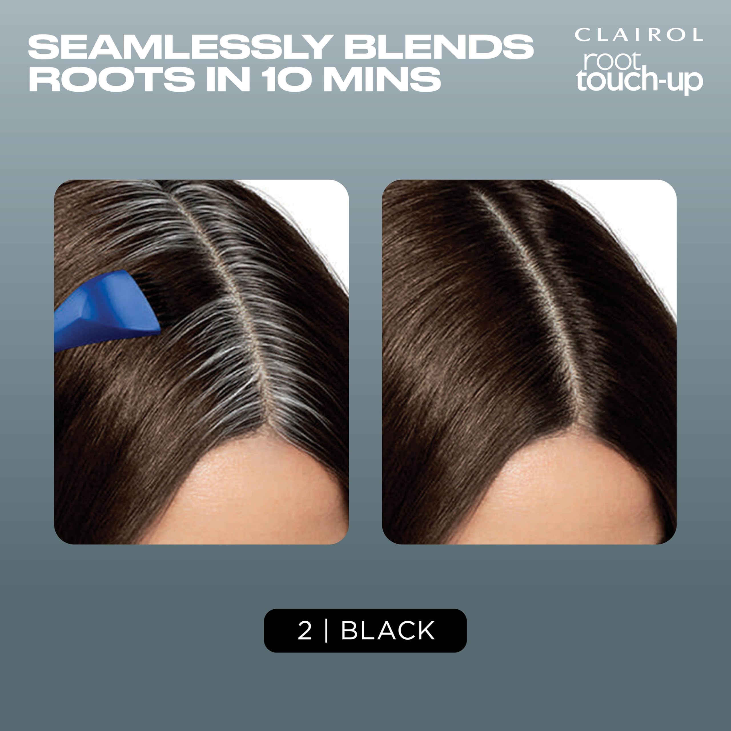 Clairol close-up of brush and bowl for precise root application