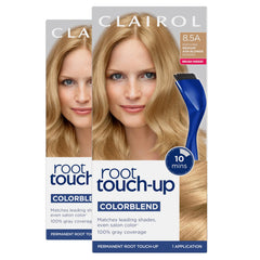 Clairol front packaging of root touch up showing clear product benefits