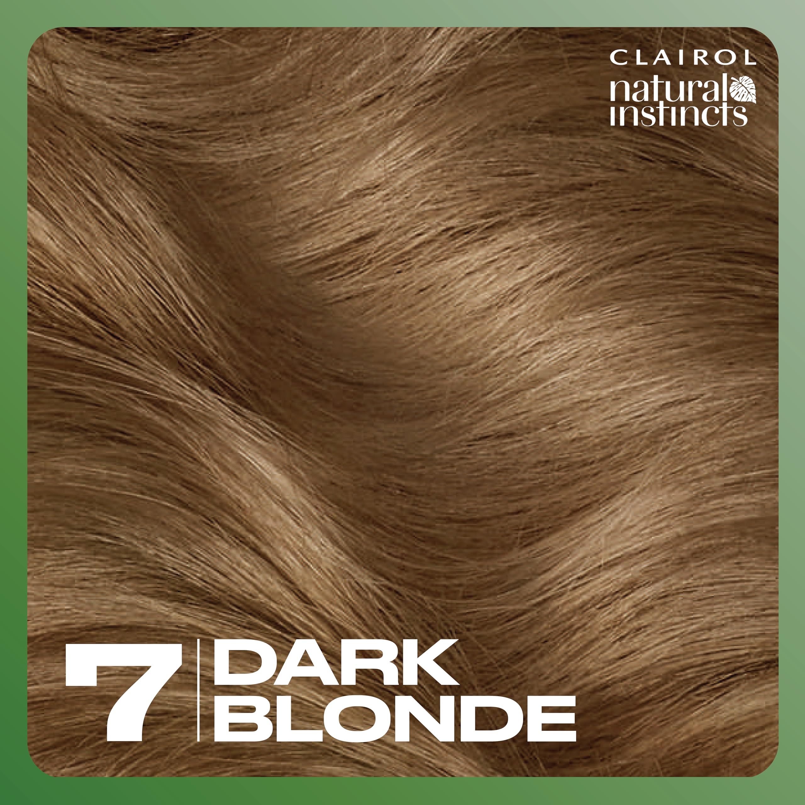 Clairol hair texture after rinse showing glossy, smooth finish
