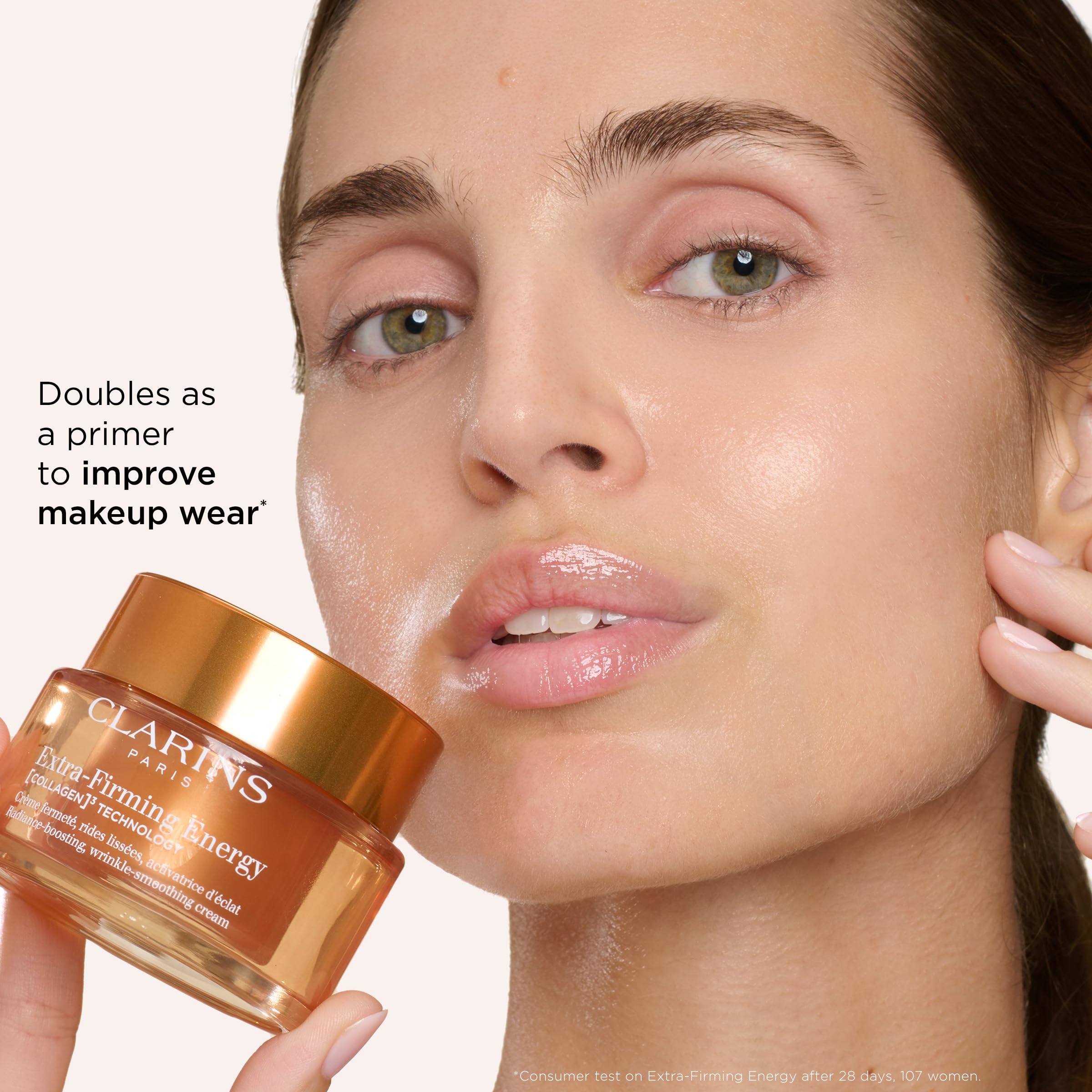 CLARINS Collagen Polypeptide visual representing firming support benefit