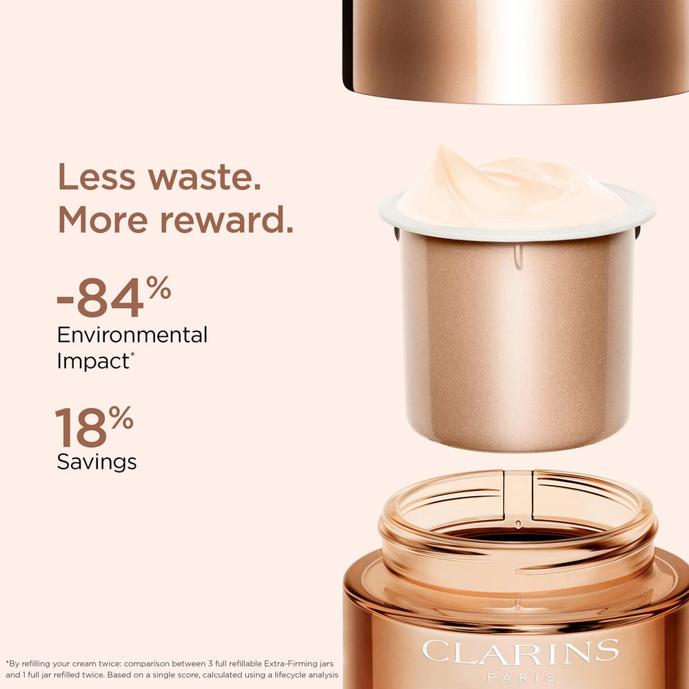 CLARINS ingredient focus on collagen polypeptide highlighting firming benefit