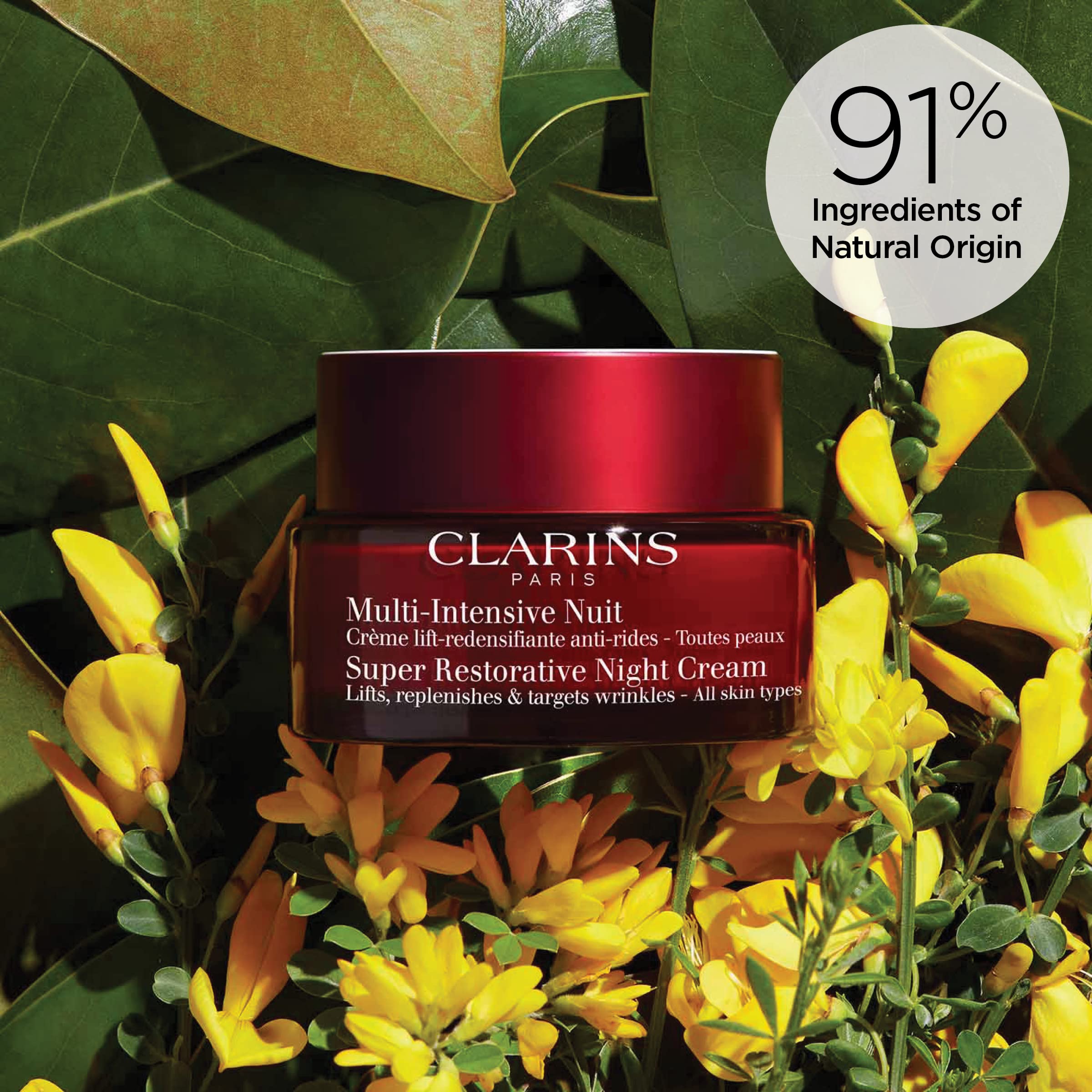 CLARINS Harungana extract bottle representing key botanical ingredient for density