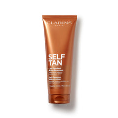 Clarins milky lotion front packaging showing product and benefits
