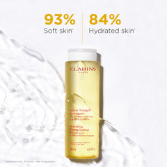 Clarins cap and neck detail highlighting premium packaging and ease