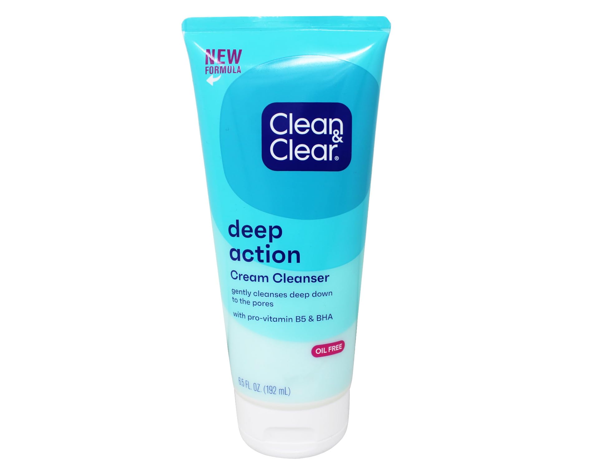 Clean & Clear front packaging showing two 6.5 oz tubes and clear brand labeling for reliable cleansing