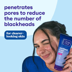 Clean & Clear close-up of scrub texture showing micro-scrubbers for gentle exfoliation