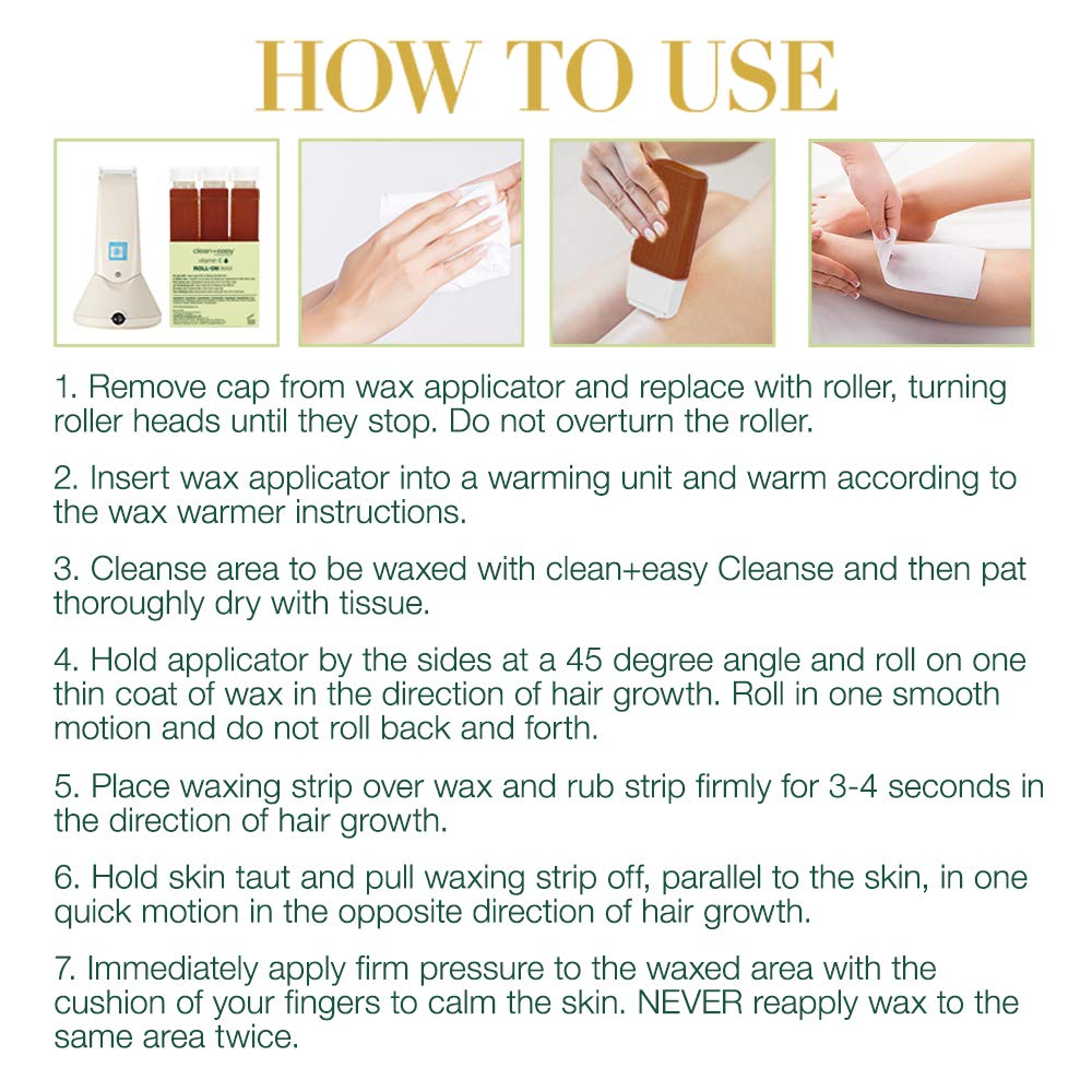 Clean + Easy cartridge held in hand to show large refill size and salon convenience